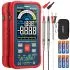AstroAI MUS10KRD True RMS Digital Multimeter 10000 Counts Smart Auto Ranging AC DC Voltage Current Capacitance Frequency Temperature NCV Tester