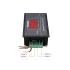 PWM DC Motor Speed Controller DC6-60V 6V/ 9V/ 12V/ 18V/ 24V/ 36V/ 48V/ 30A, PWM DC Motor Stepless Speed Regulation Start Stop Switch with Digital Display
