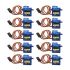 SG90, Micro Servo Motor 9G for RC Robot, Helicopter, Airplane, Boat Controls,10 Pieces