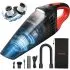 AstroAI V2 Cordless Handheld Car Vacuum Cleaner 7500Pa 6000mAh with 12V DC Power LED Light and Accessories