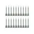 Mixing Nozzles Adhesive Cartridges Tip for 50ml Resin Mixer Adhesive Applicator,16-Element,3.6in,1:1 & 2:1 Ratios,Pack of 20