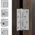Stainless Steel Hinges,Silver,4
