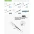 AT-114, Stainless Steel Tweezers, 110mm