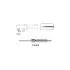 T10-0.5I, Soldering Tip, 0.5mm Conical (I-Type)
