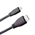 789RP-19041601B Micro-HDMI/M to HDMI-A/M Cable, 2M, Black