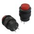 Red LED Push Button Switch, 4-Pin, 12V, Momentary Action