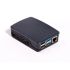 Plastic Case for Raspberry Pi 4 Model B,Black,Durable