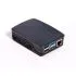 Plastic Case for Raspberry Pi 4 Model B,Black,Durable