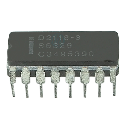 D2118-3, 16Kbit (16K x 1) NMOS Page Mode DRAM, DIP-16