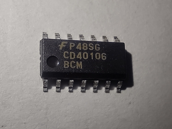 CD40106BCM - Hex Schmitt Trigger, CMOS Logic, 14-SOIC Package