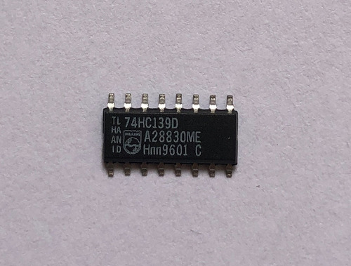 74HC139D,Dual 2-to-4 Line Decoder/Demultiplexer,SOIC-16