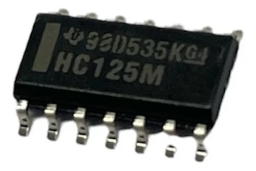 74HC125M, Quad Buffer with 3-State Outputs - SOP-14 Package