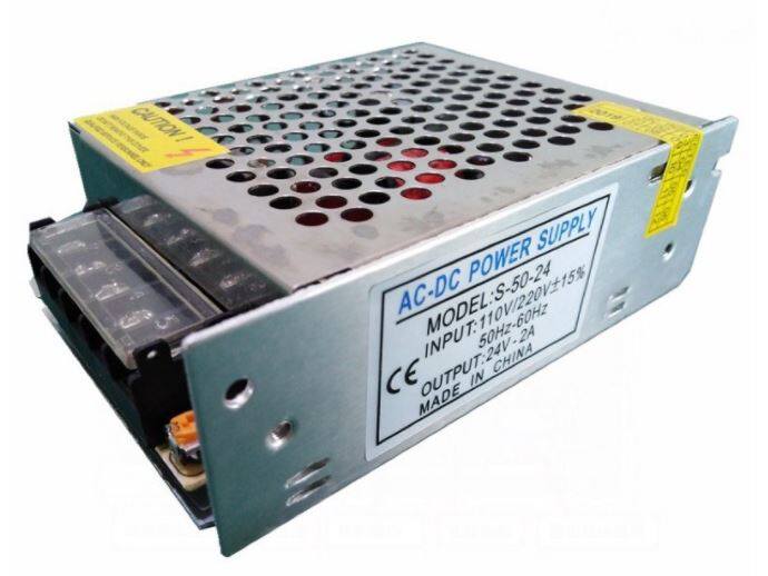 S-50-24,24V,2A Power Supply, Industrial Grade, AC to DC Converter