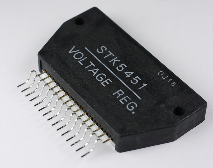 STK5451 ,Thick Film Hybrid IC,3-Output Series Regulator for VTR Use