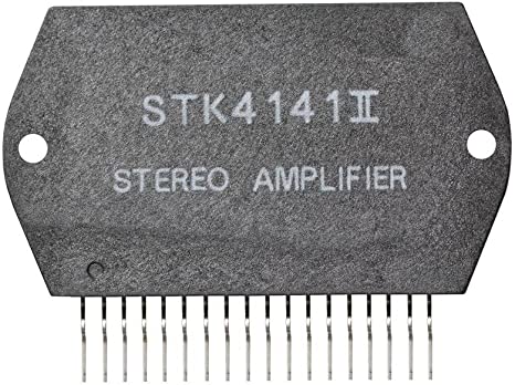 STK4141II,Thick Film Hybrid IC,2 Channel 25Wmin AF Power Amplifier