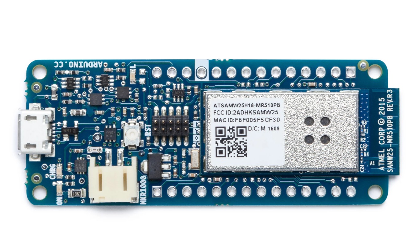 ABX00052, Arduino MKR1000 Wi-Fi - ATSAMW25, 32-bit Cortex-M0+, IoT Development Board