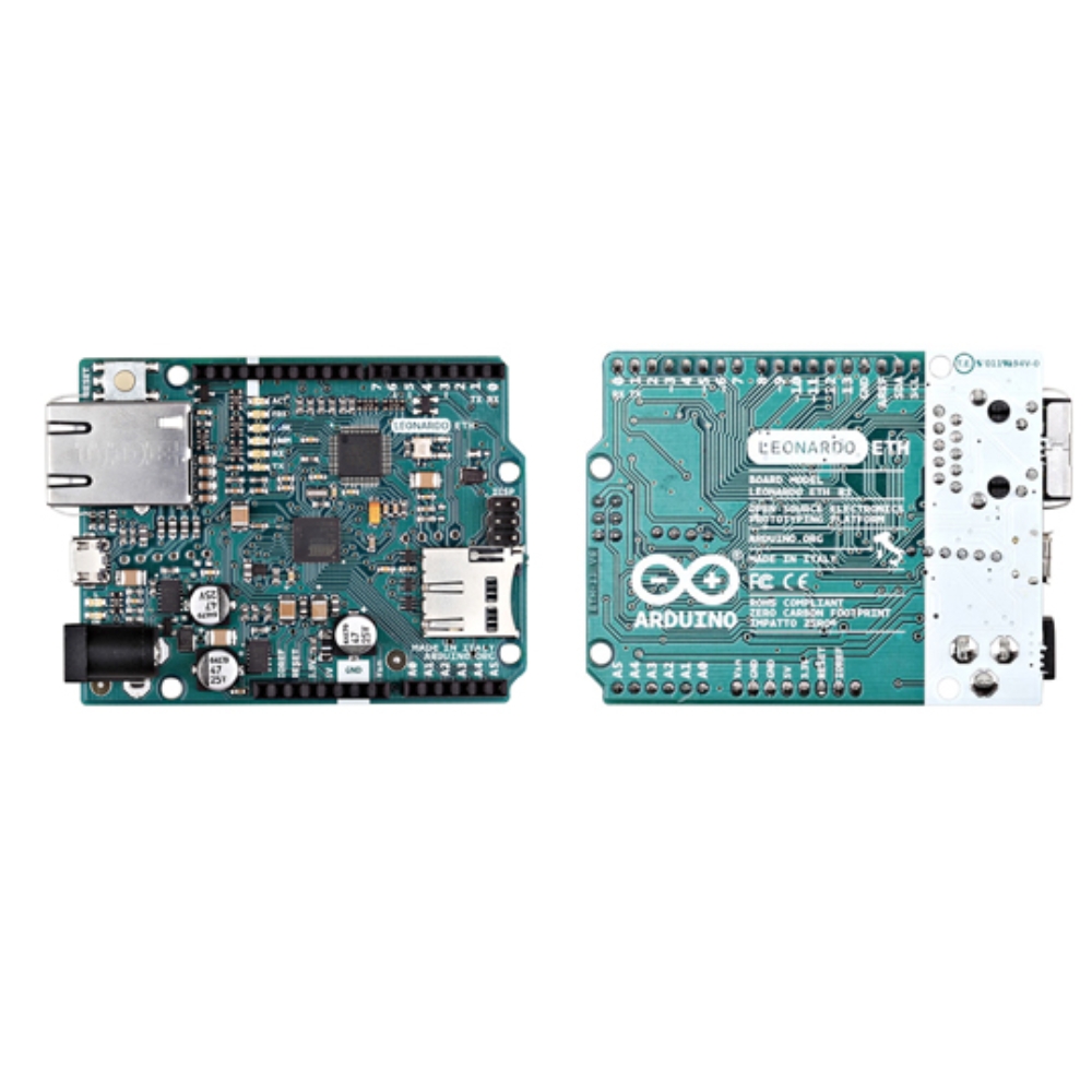 A000022 ,Arduino Leonardo ETH Board - ATmega32u4 Microcontroller, Ethernet & Micro SD Connectivity
