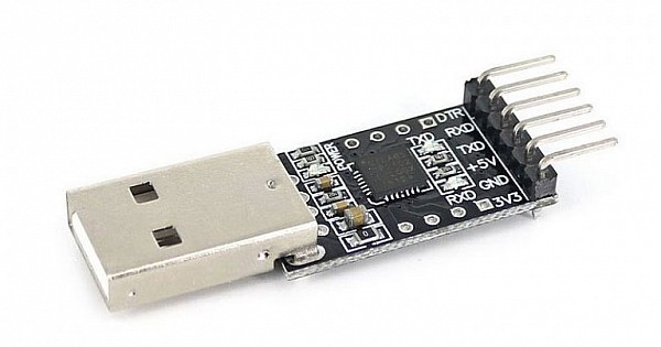 CP2102 Module, USB to TTL UART Serial Converter Adapter, 6-Pin for Arduino Pro Mini