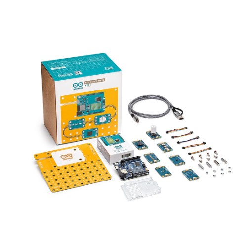 AKX00069,Official Arduino Plug and Make Kit  - The New Arduino Starter Kit for Beginners - Easiest Kit to Build Connected Projects - Make Technology It's Fun