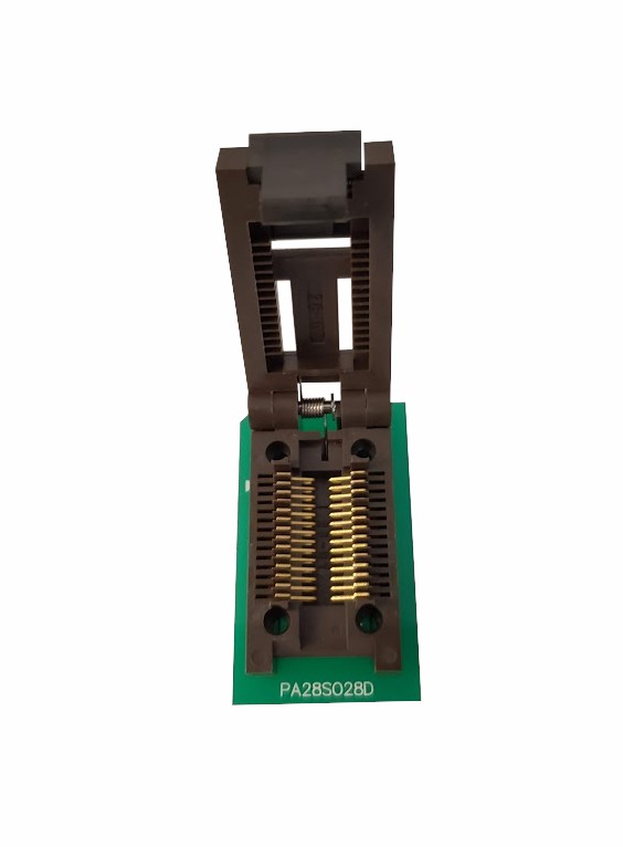 PA28S028D Programming Adapter SOIC28 to DIP28 Clamshell ZIF Socket for EEPROM Flash ICs