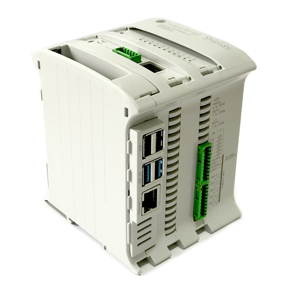 012003000200 Raspberry Pi 4 PLC Ethernet 21 I/Os Analog Digital PLUS 4GB RAM WiFi Bluetooth RS485 CAN USB SD Linux