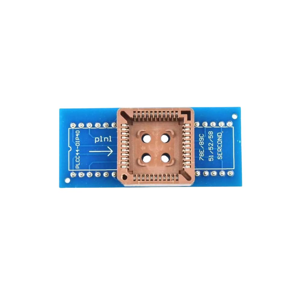 PLCC44 to DIP40 IC Adapter Socket for Programming and Prototyping