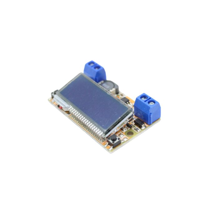 HW-601, Dual Display DC-DC Step Down Buck Converter, 5-23V to 0-16.5V, 3A, Adjustable LCD Voltage Regulator