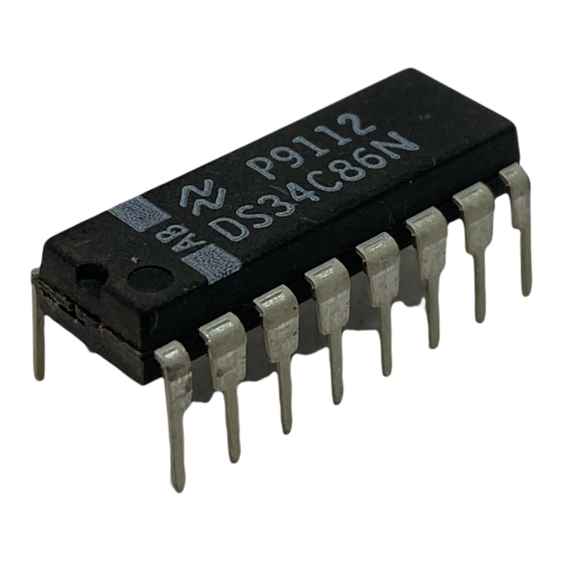 DS34C86N-DIP,Quad Differential Line Receiver,DIP-16