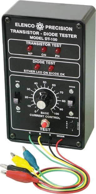 DT-100, Transistor-Diode Tester, In-Circuit Testing, Polarity Indicators