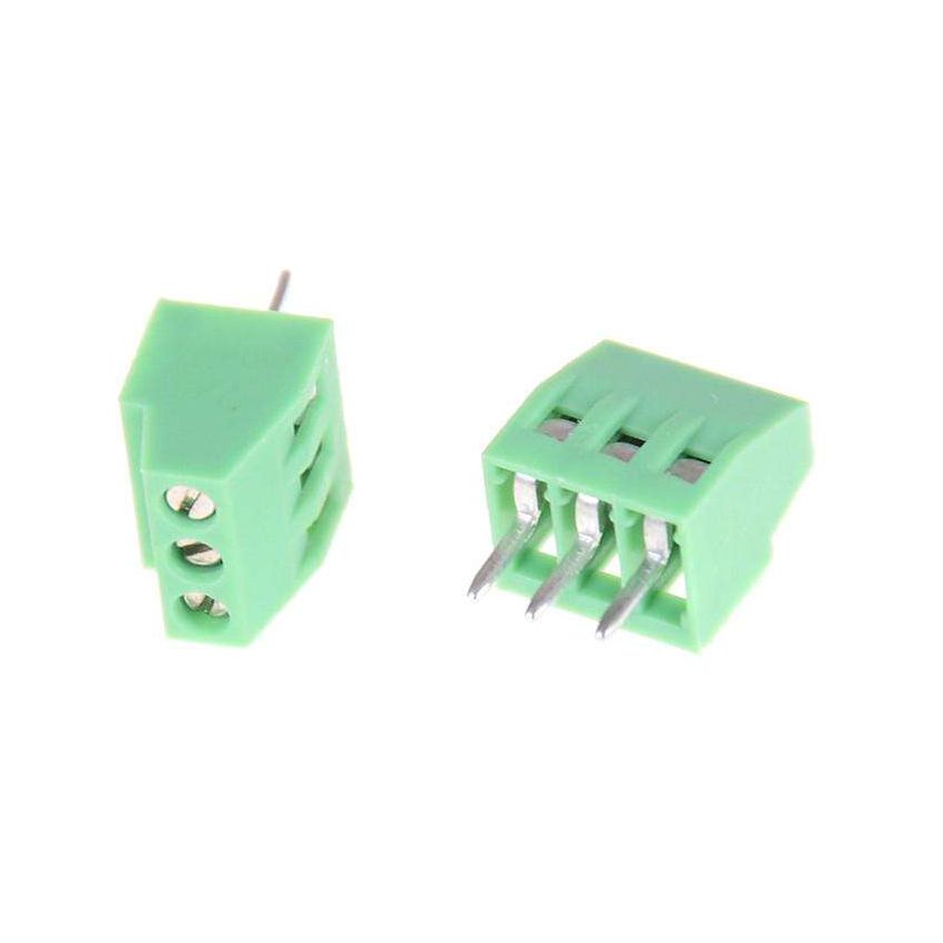 KF128-2.54,Terminal Block,Male,2.54mm Pitch, Green,3-Pin 