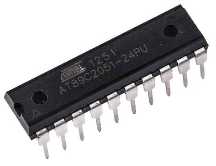 AT89C2051-24Pu, Microcontroller - 8-bit with 2K Bytes Flash, 24 MHz