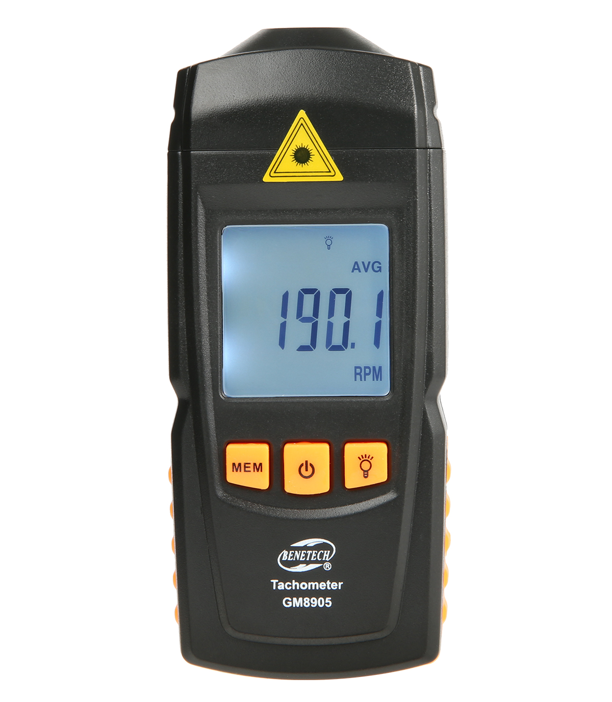 Benetech GM8905 Digital Tachometer Non-Contact 2.5-99,999 RPM