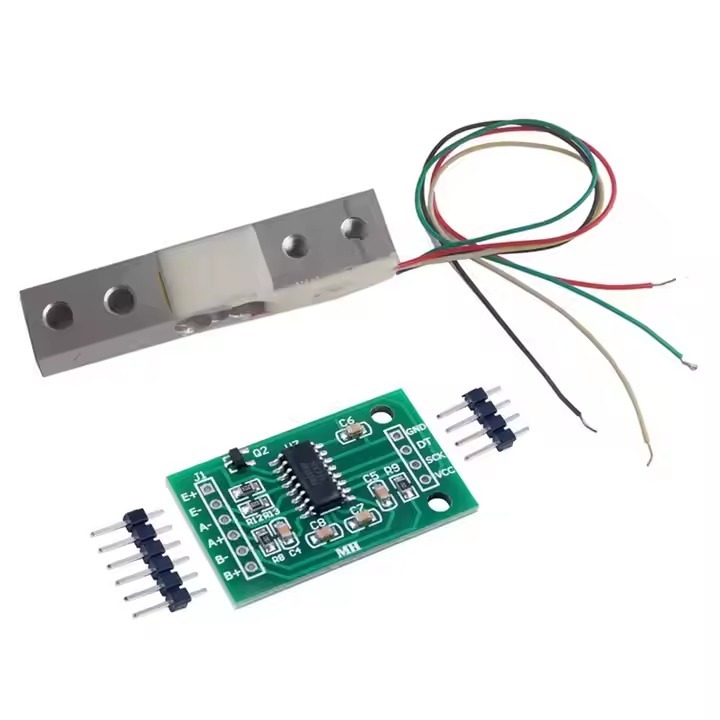 HX711, Load Cell Amplifier, Dual-Channel 24-bit Precision A/D Weight Pressure Sensor