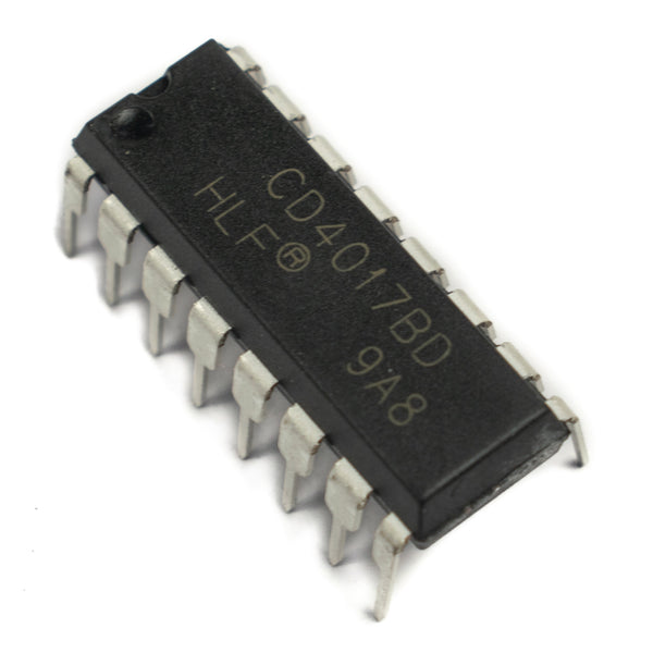 CD4017BD,Decade Counter with 10-Decoded Outputs and Carry-Out,DIP-16