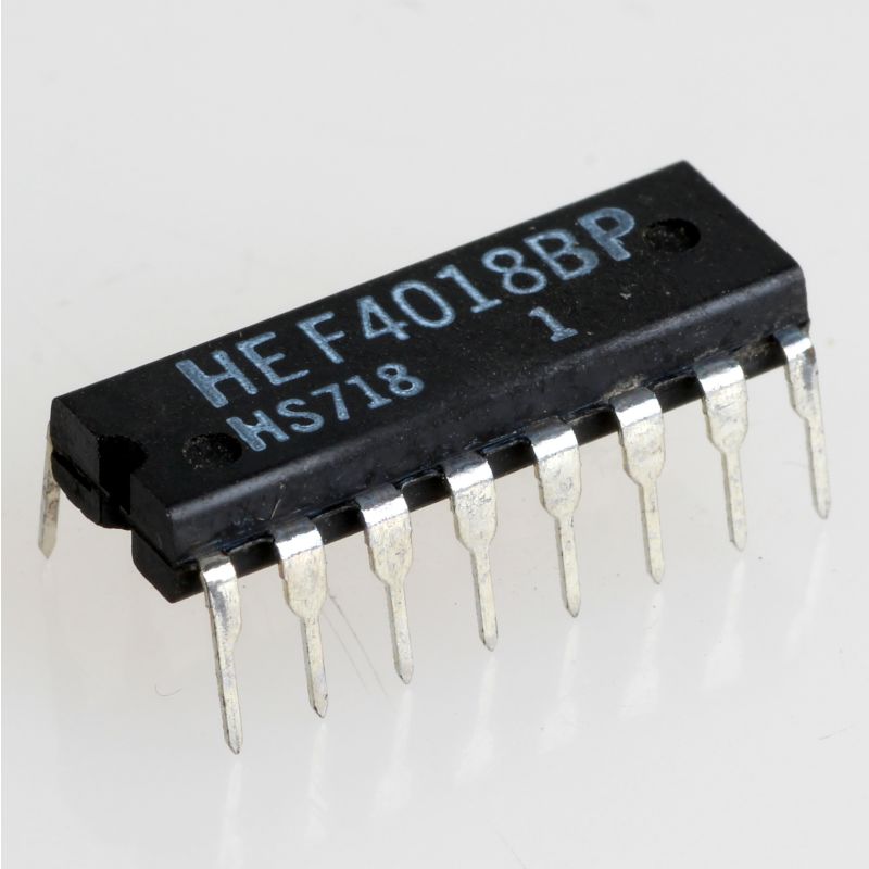 HEF4018BP, Presettable Divide-by-N Counter, DIP-16