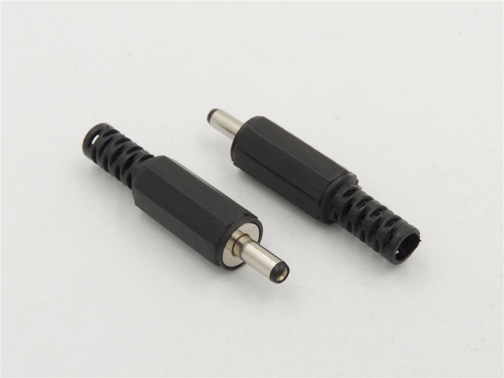 Power Barrel Tip Connector Plug,3.5mmx1.3mm,M,DC