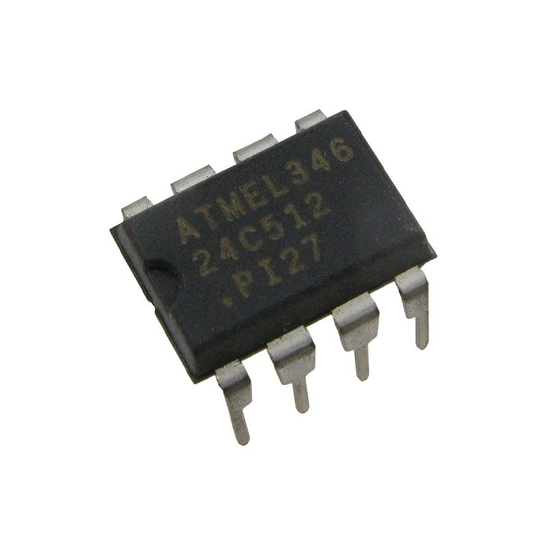 AT24C512-PI27, 512Kb EEPROM, I²C Serial Interface, 2.7V-5.5V