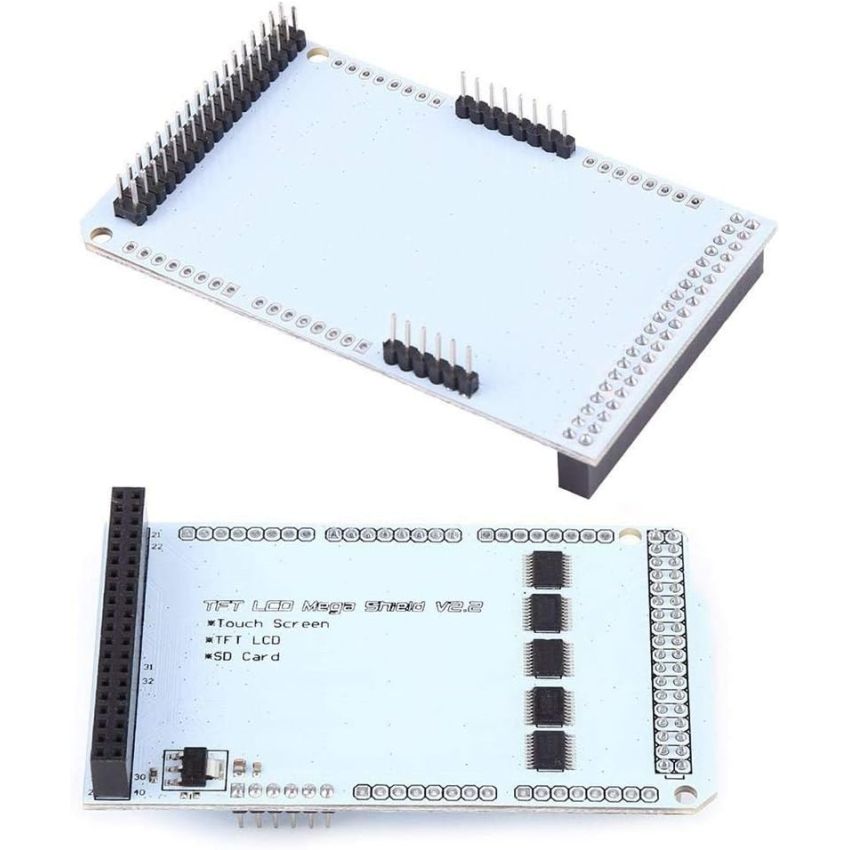 Carte D'extension écran TFT 3,2 Pouces Pour Arduino Mega - Shield Avec écran Tactile Et Lecteur SD - Mode 8/16 Bits