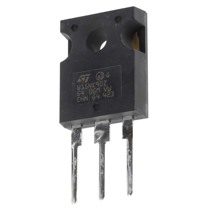 STW15NK90Z, N-Channel MOSFET, TO-247, 900V, 15A