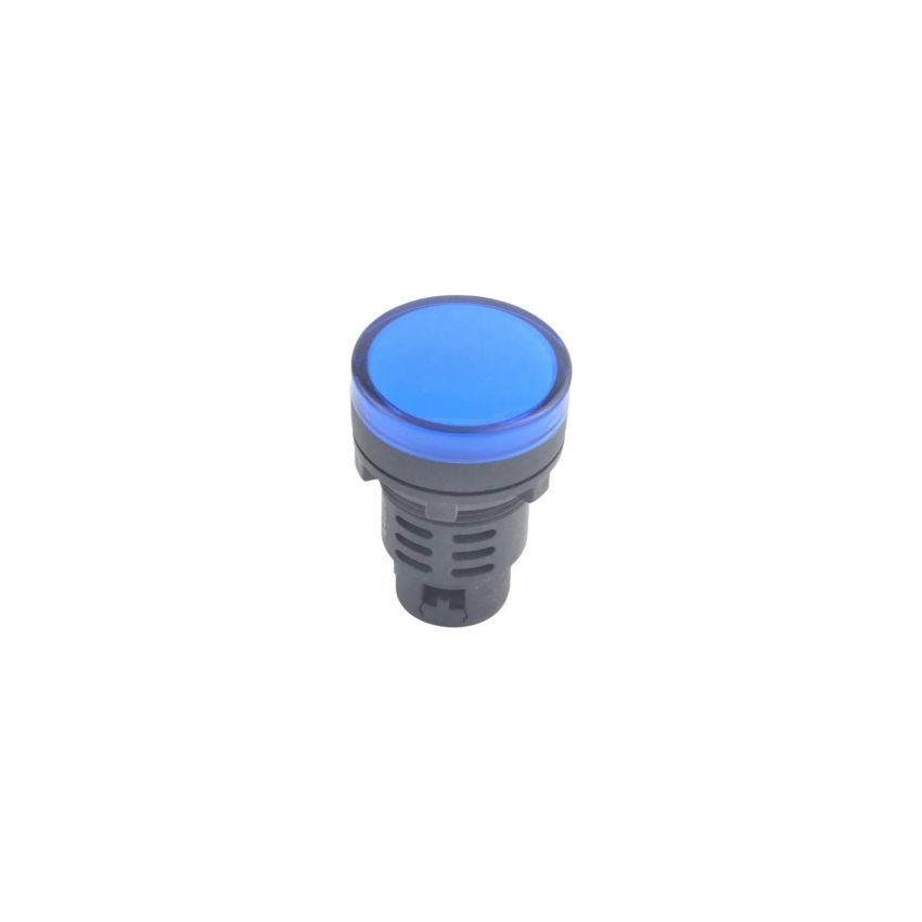 AD16-22D/S Blue LED Indicator Light - 24V DC, 22mm Panel Mount.