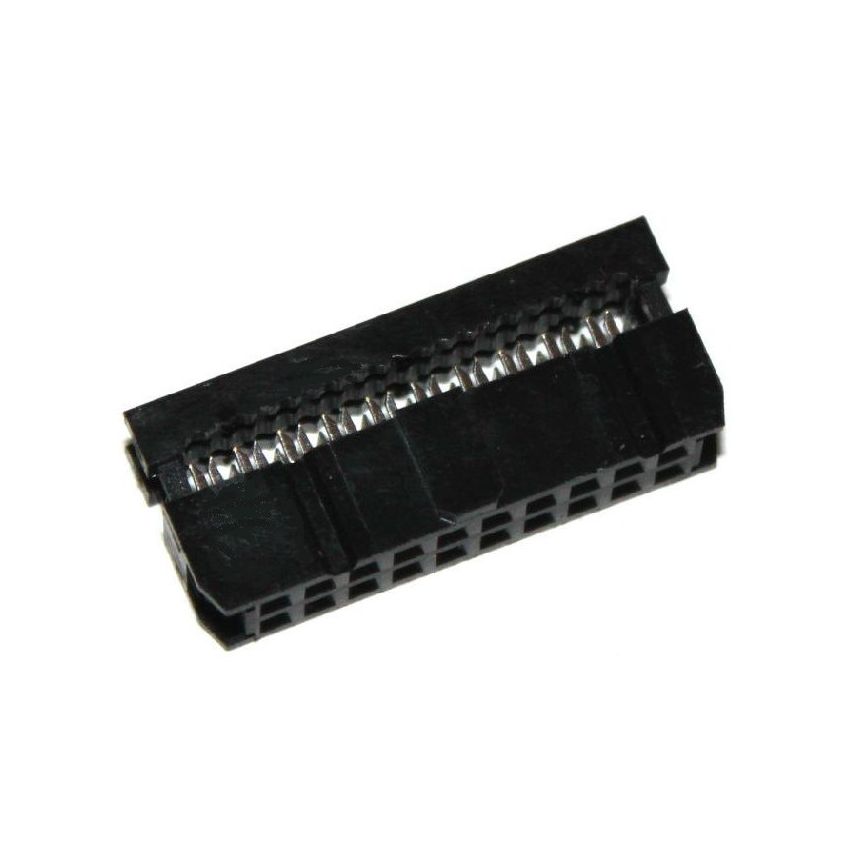FC-20P,IDC Connector, 2.54mm 20 Pins