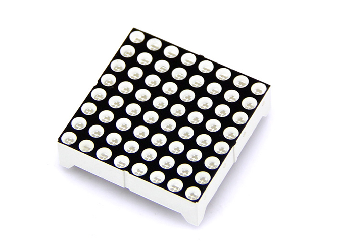 YY-1588ASR, Dot Matrix Display, 8x8 LED Red Display for Arduino and Raspberry Pi, 16x16 mm