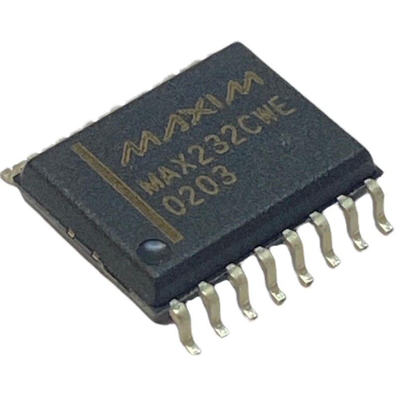 MAX232CWE ,SOP-16 ,RS-232 Transceiver IC - +5V Powered, Multichannel Drivers/Receivers