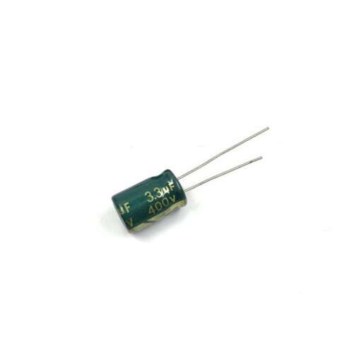 3.3uF 400V Electrolytic Capacitor  High Voltage, Compact Design