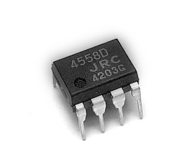JRC4558D ,Dual Operational Amplifier, DIP-8, 18V Supply Voltage, Low Input Offset Voltage