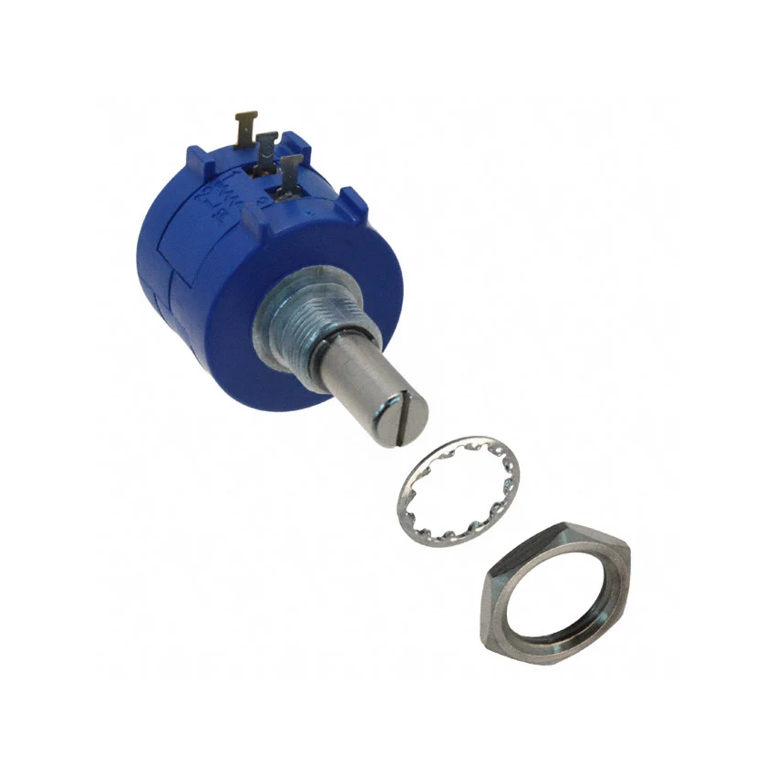 3590S-2-104L Precision Potentiometer 100K Ohm 10 Turn Wirewound Bushing Mount 2W