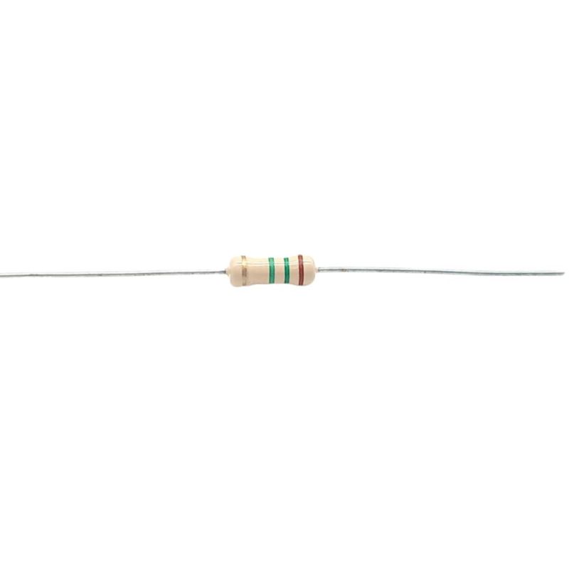 Wirewound Resistor,1.5MOhm,1.2W,Through Hole
