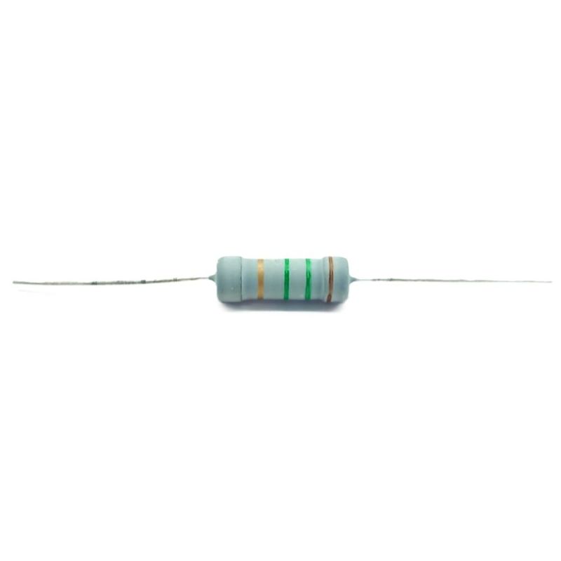 Wirewound Resistor,1.5MOhm,2W,Through Hole