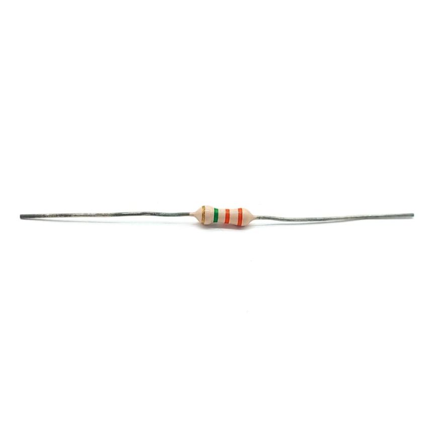 Wirewound Resistor,3.3MOhm,1.2W,Through Hole