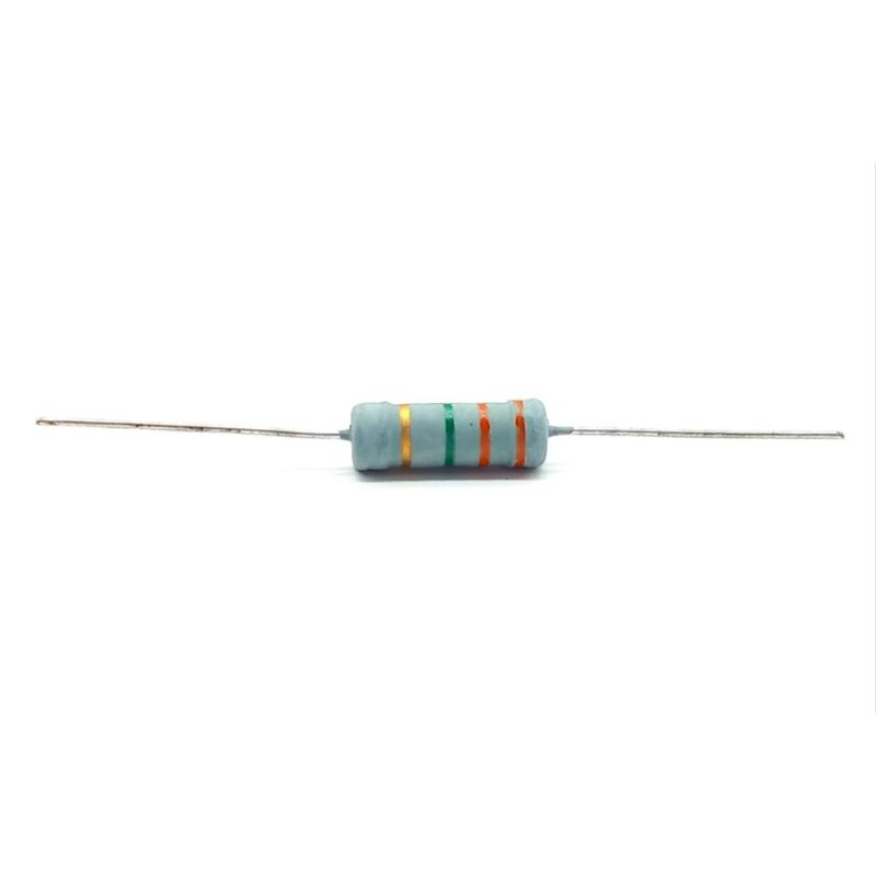 Wirewound Resistor,3.3Mohm,1W,Through Hole